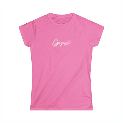 Women's Softstyle Tee "Grayarbie" Grayceful LLC