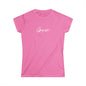 Women's Softstyle Tee "Grayarbie" Grayceful LLC