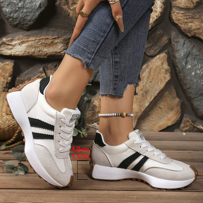 Chunky Thick-Sole Breathable Sneakers for women FitiqueFit