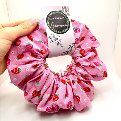 Strawberry & Daisy Summer Scrunchie Set Enchanted Scrunch