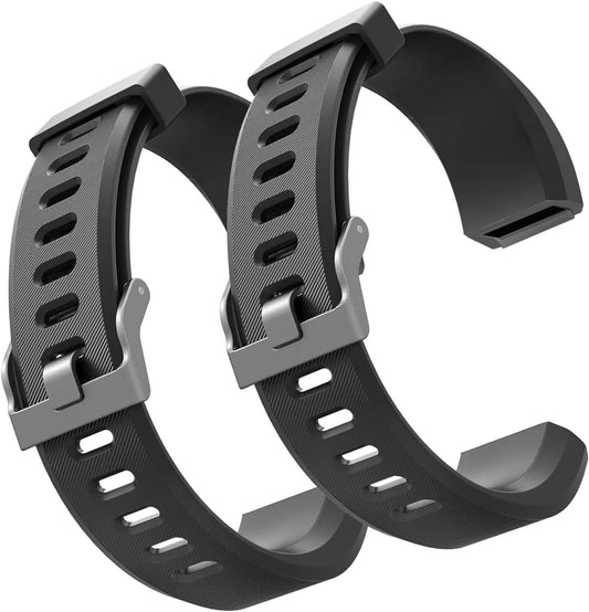 Upgrade Your Fitness Journey with Veryfitpro ID115Plus HR Replacement Bands - Durable, Stylish, and Comfortable in Black