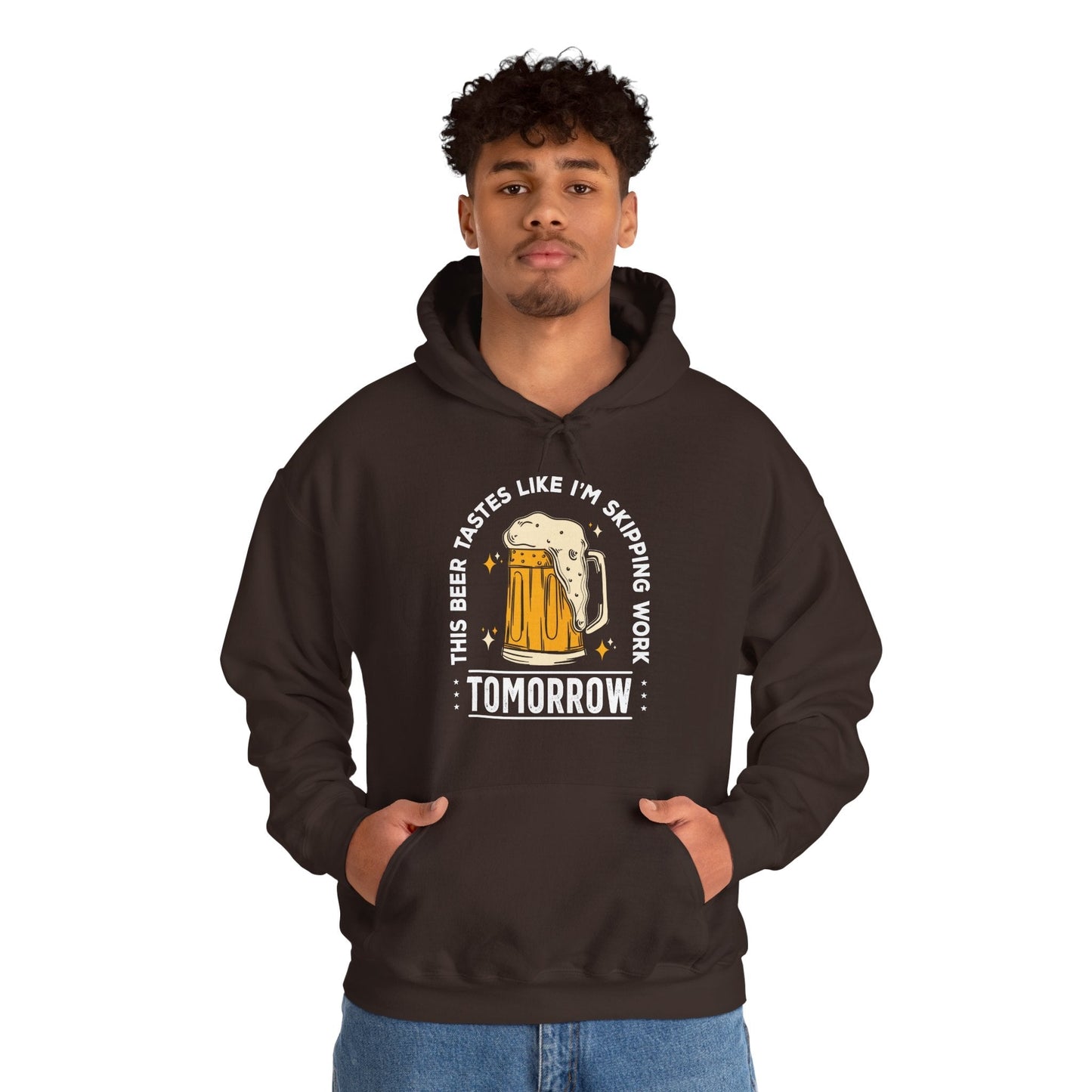 Skipping Work Tomorrow Hooded Sweatshirt The Devil's Pickle