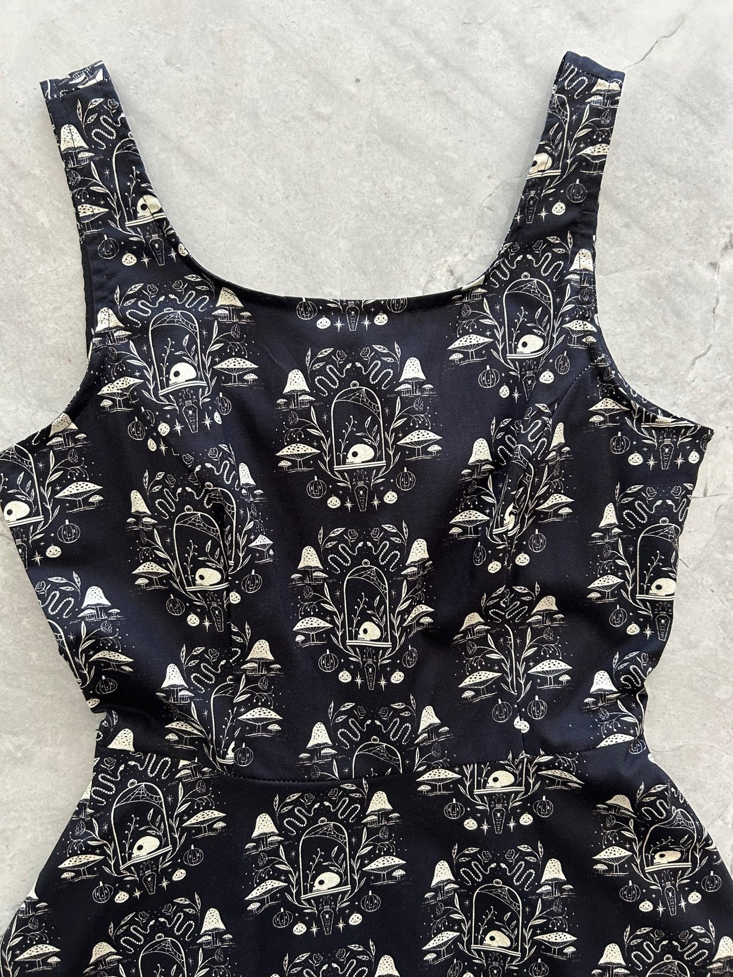Apothecary Skater Dress - Medium only, 1 left! Retrolicious
