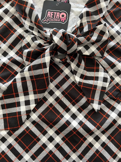 Plaid Bow Top Retrolicious