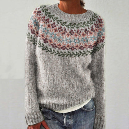 Women’s Fashionable Pullover Sweater Top | Cozy Everyday Knit FitiqueFit