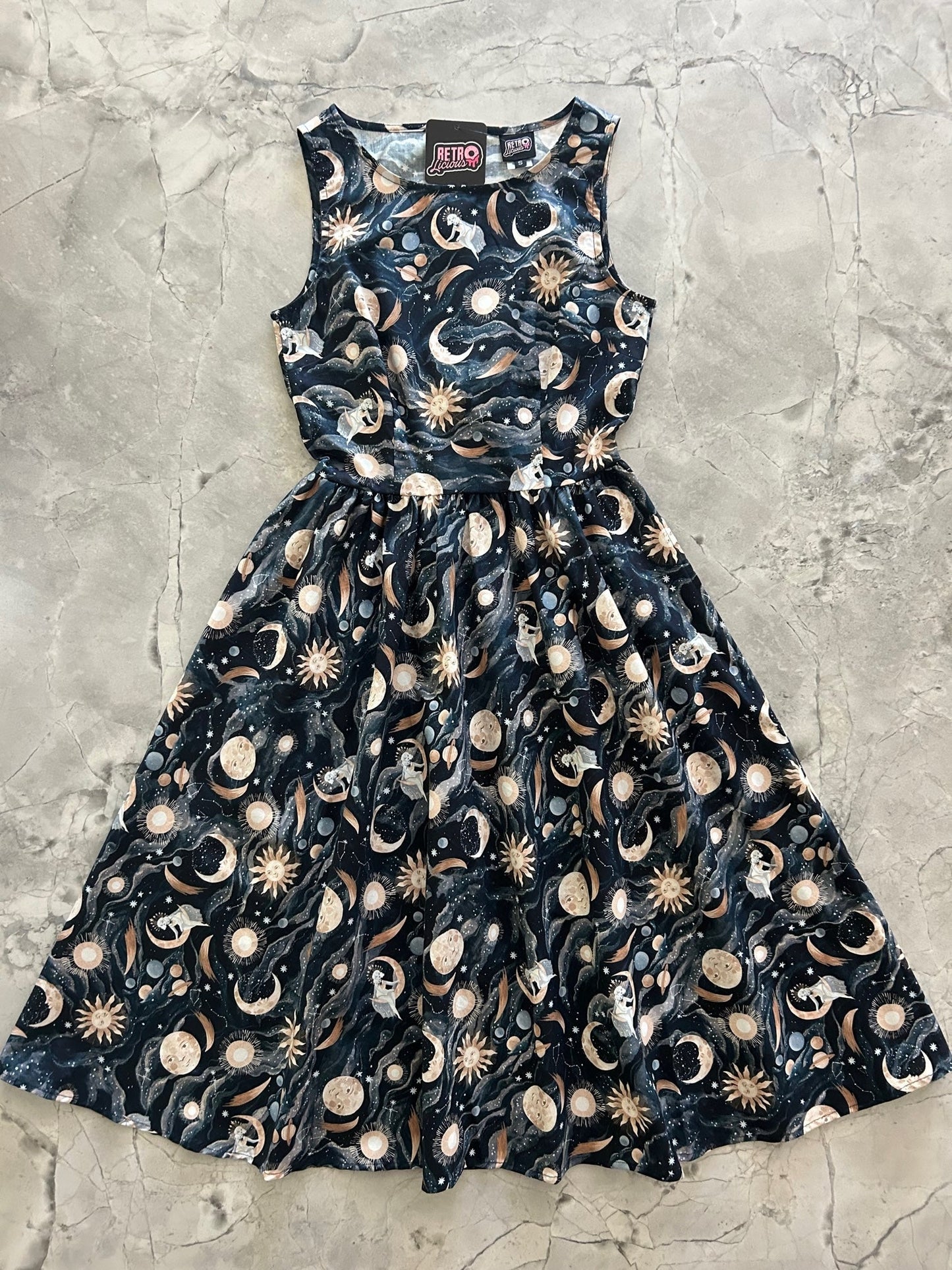 Luna Midi Dress Retrolicious