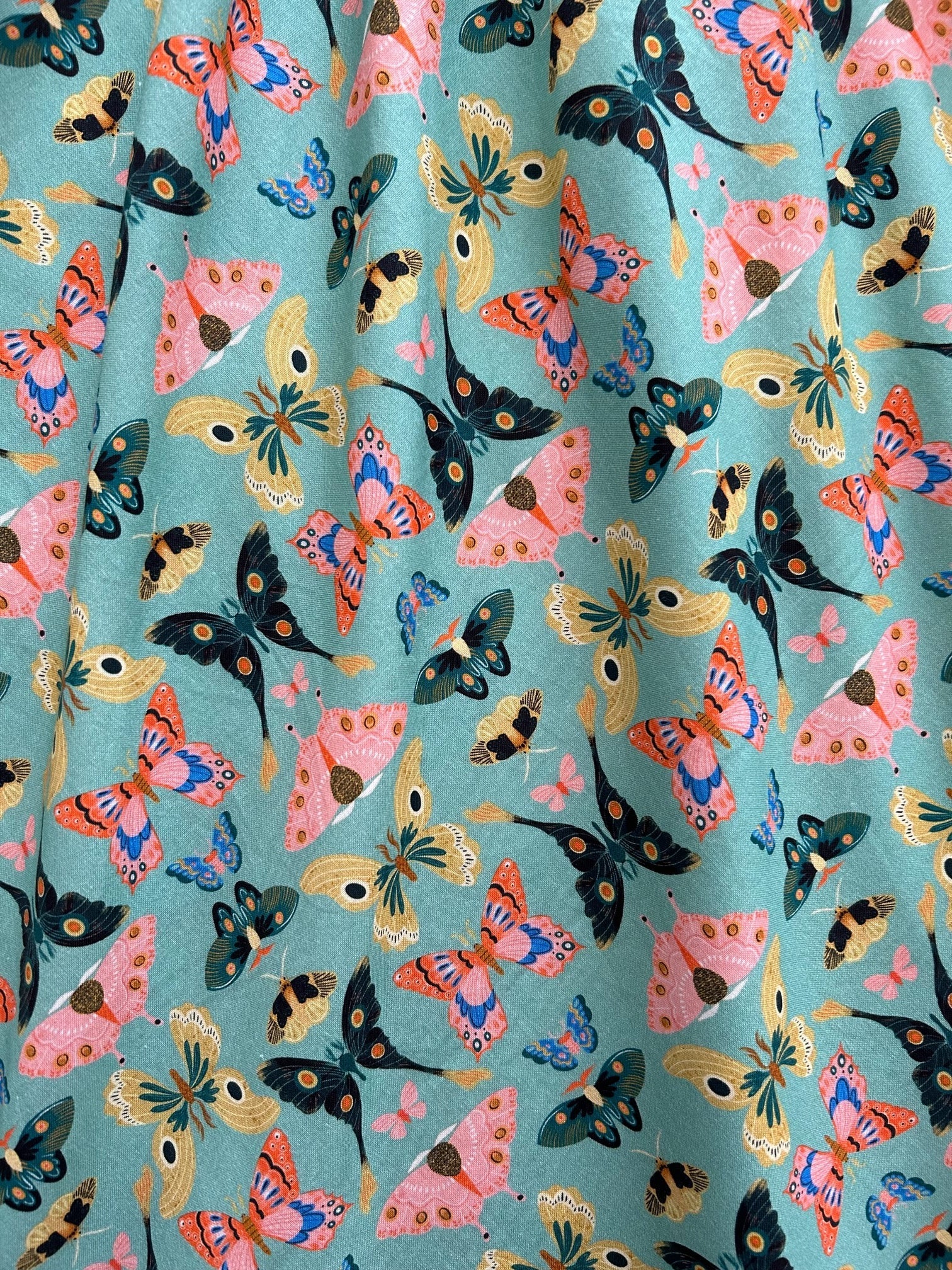 Butterflies Vintage Dress Retrolicious