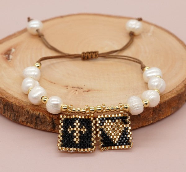 Sacred Freshwater Pearl Scapular Bracelet Shop Style & More | Fresh Looks, Everyday Deals & Free Shipping