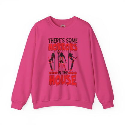 There's Some Horrors In The House Crewneck Sweatshirt The Devil's Pickle