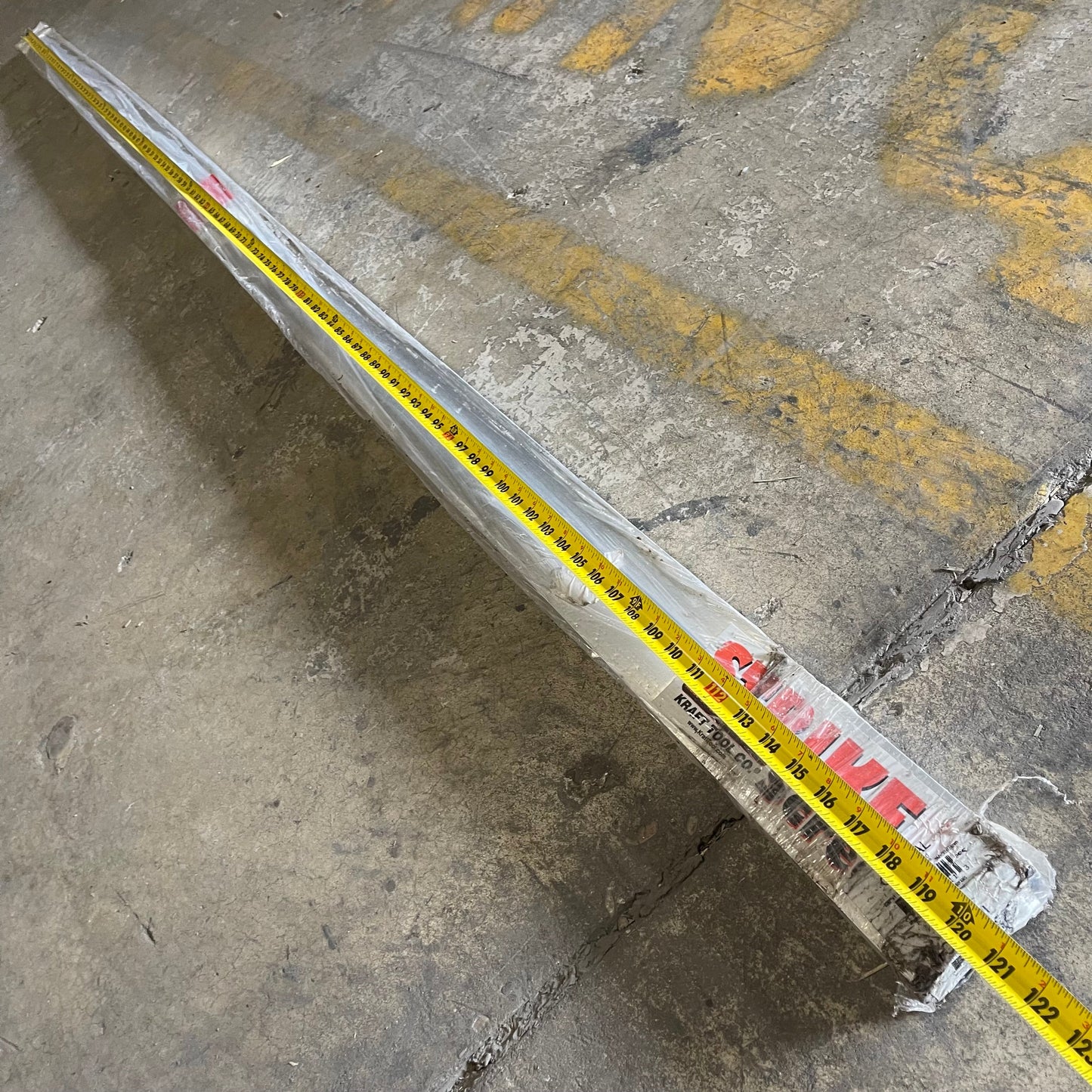 KRAFT TOOL CO. Striker Screed 120” x 1 1/2” x 3 1/2” ALUMINUM CC612AL PayWut