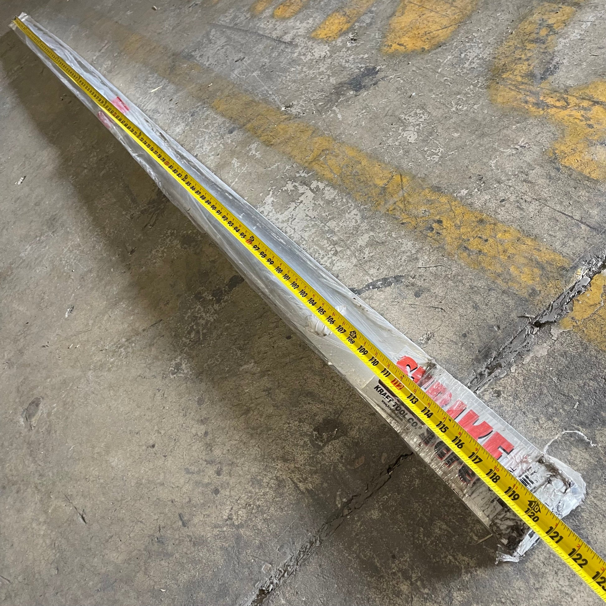 KRAFT TOOL CO. Striker Screed 120” x 1 1/2” x 3 1/2” ALUMINUM CC612AL PayWut