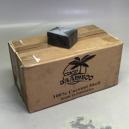 COCO JAAMBOO (240 PACK) 100% Coconut Shell Hookah Charcoal 1 KG Black PayWut