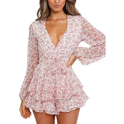 Floral Breeze Chiffon Dress | Casual Printed One-Piece Dress Country in My Heart