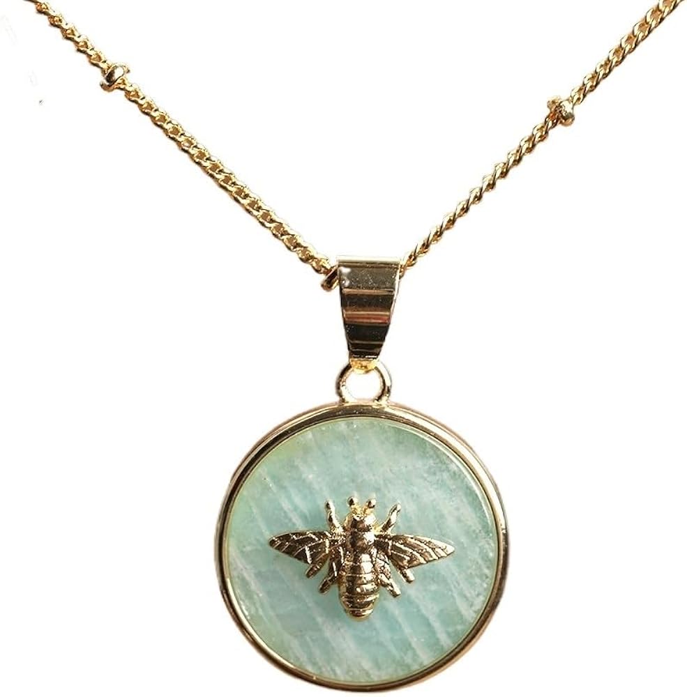Bee Pendant Necklace LUNAR VINES
