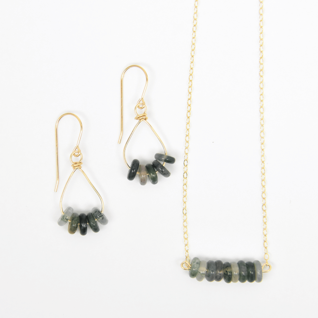 Rolling Fog Earrings Emily Anne Designs LLC