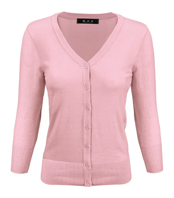 V-Neck Button Down Knit Cardigan Sweater Shop Style & More | Fresh Looks, Everyday Deals & Free Shipping