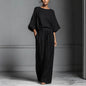 Women’s Flared-Sleeve Linen Suit Two Piece Set FitiqueFit