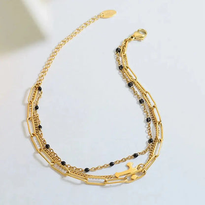 Layerlight Chain Bracelet Ivory Embers