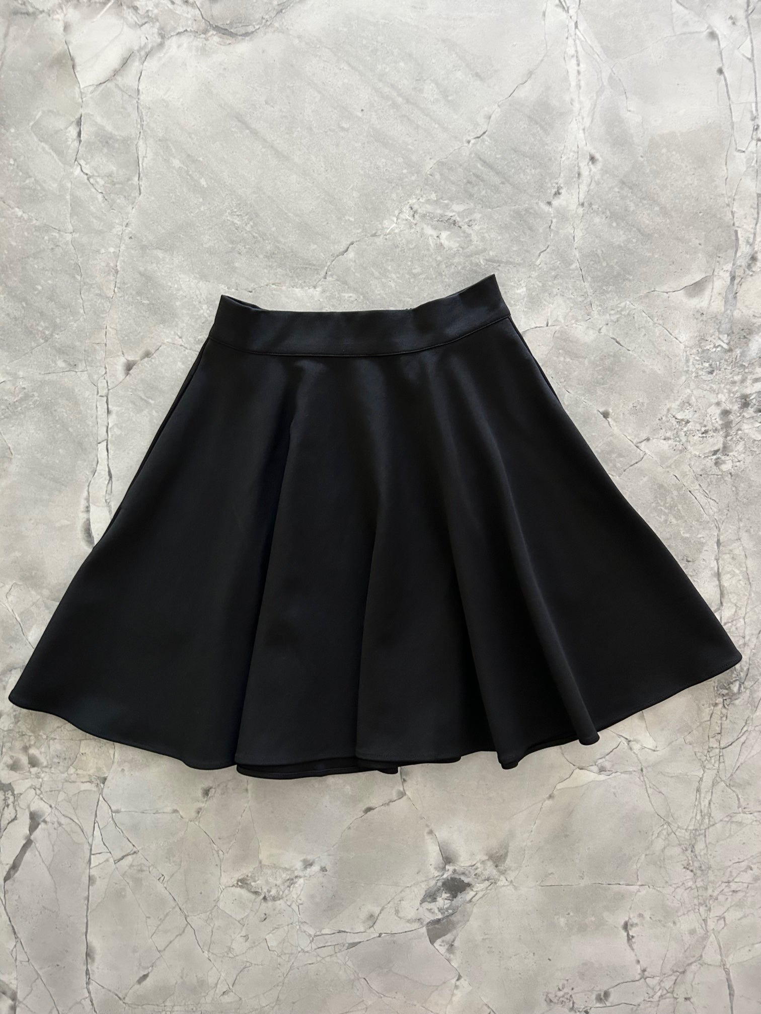 Harper Skater Skirt in Black Retrolicious