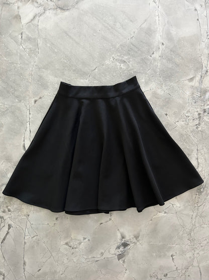 Harper Skater Skirt in Black Retrolicious