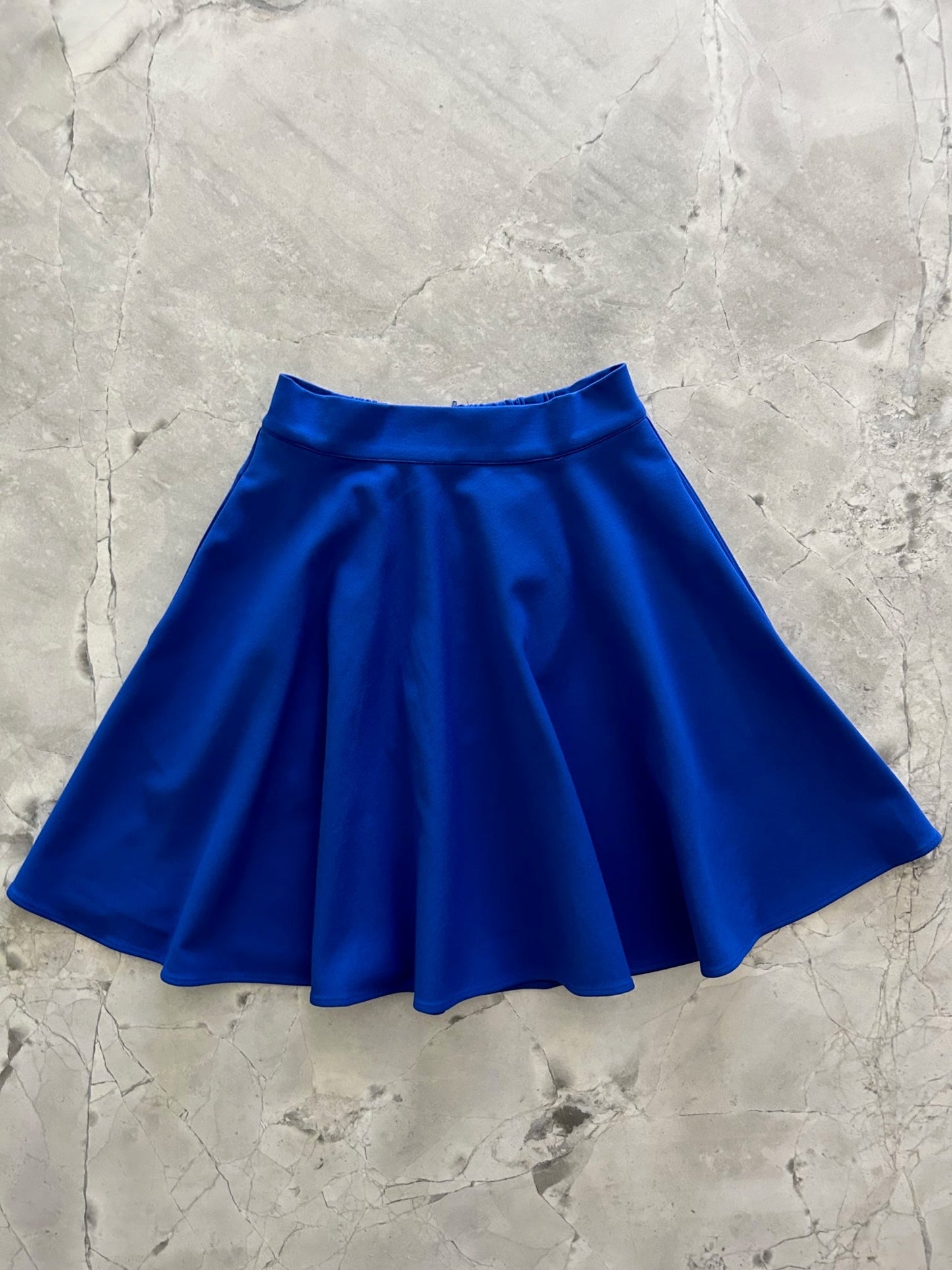 Harper Skater Skirt in Blue Retrolicious