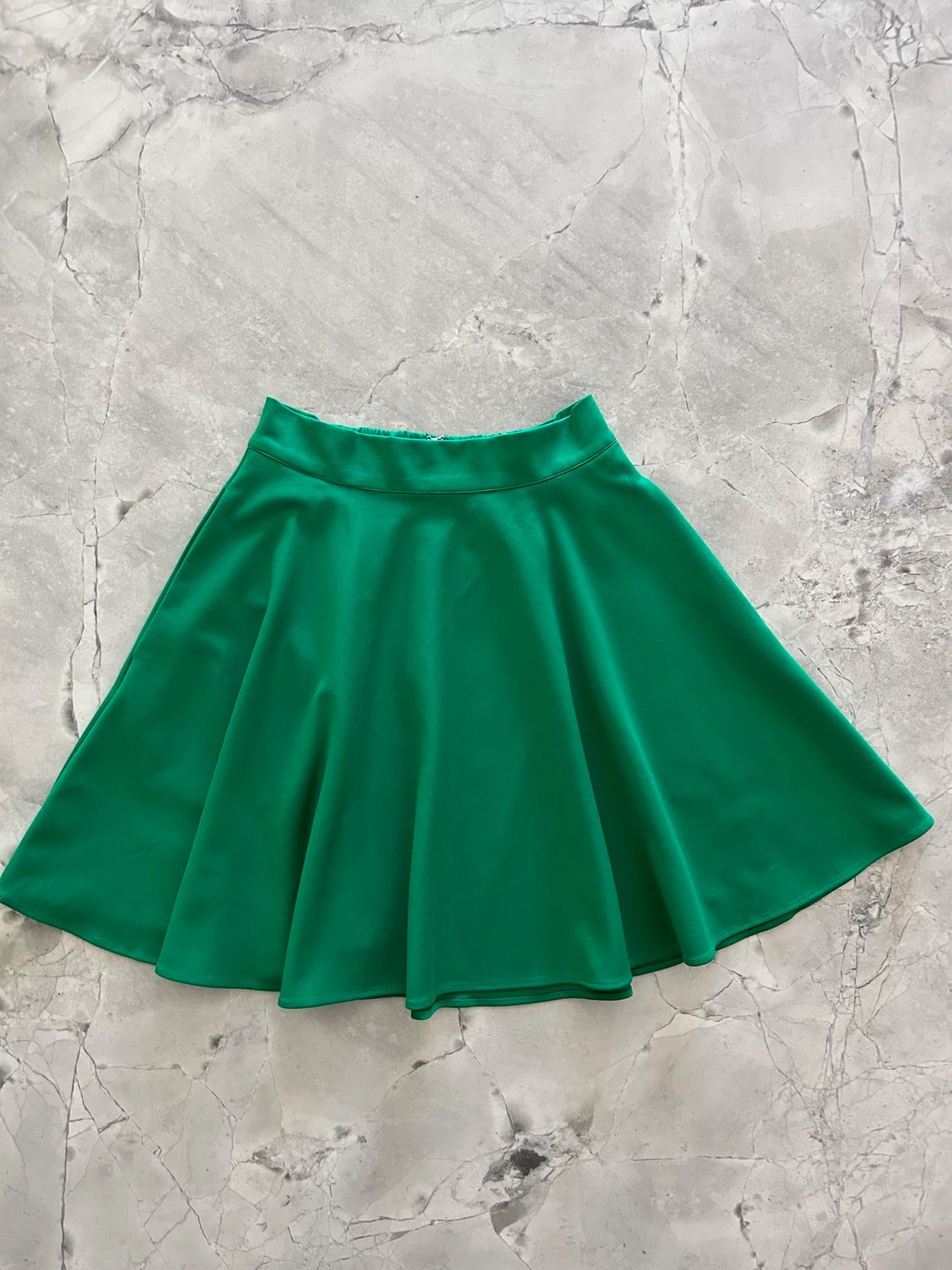 Harper Skater Skirt in Green Retrolicious