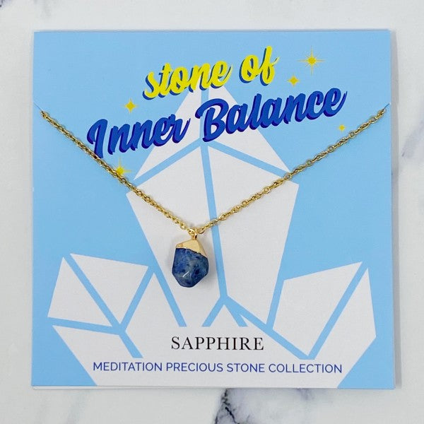 Meditation Semi-Precious Stone Pendant Necklace Shop Style & More | Fresh Looks, Everyday Deals & Free Shipping