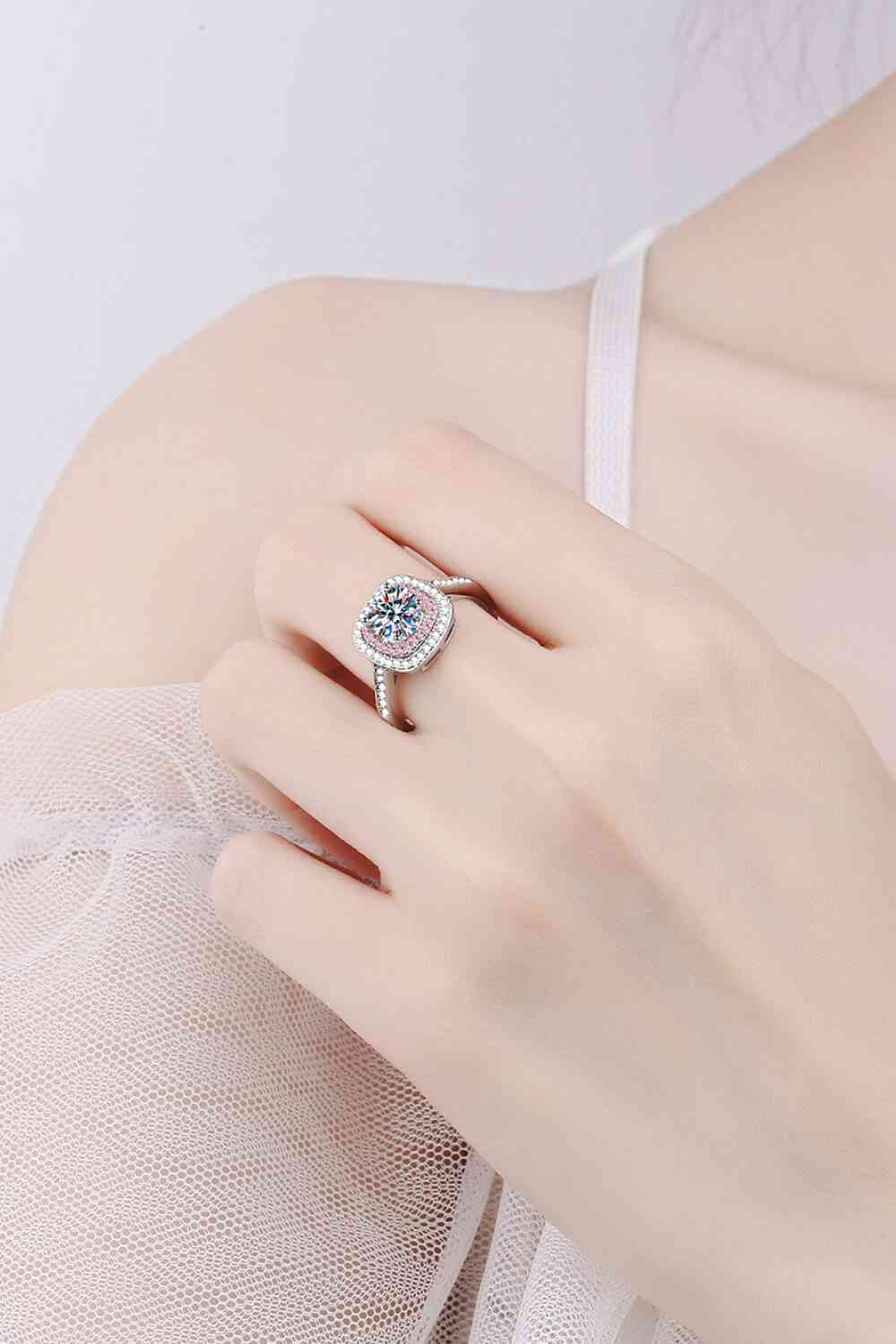 Need You Now Moissanite Ring – Handcrafted 925 Sterling Silver Design See size chart under “more details” The Fashion Celestial