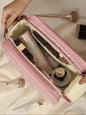 Portable Makeup Bag, Travel Cosmetic Bag, Back to School, Travel Accessories, Zipper Makeup Organizer Pouch, Versatile Storage Bag for Skincare, Lotion, Cream, Lip Balm, Eyeliners, Makeup Brushes, Stationery, Travel Bag, Makeup Tool Organizer