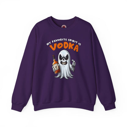 My Favorite Spirit Is Vodka Crewneck Sweatshirt The Devil's Pickle