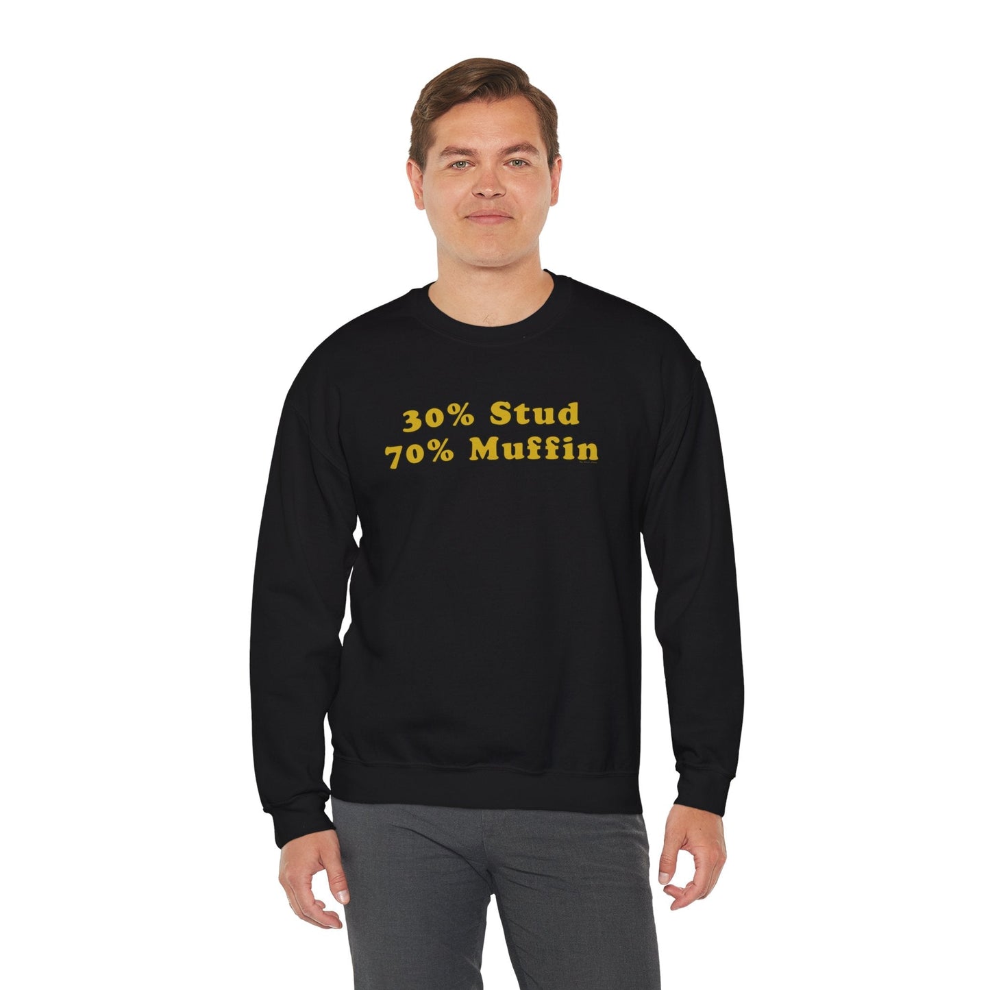 30% Stud 70% Muffin Crewneck Sweatshirt The Devil's Pickle