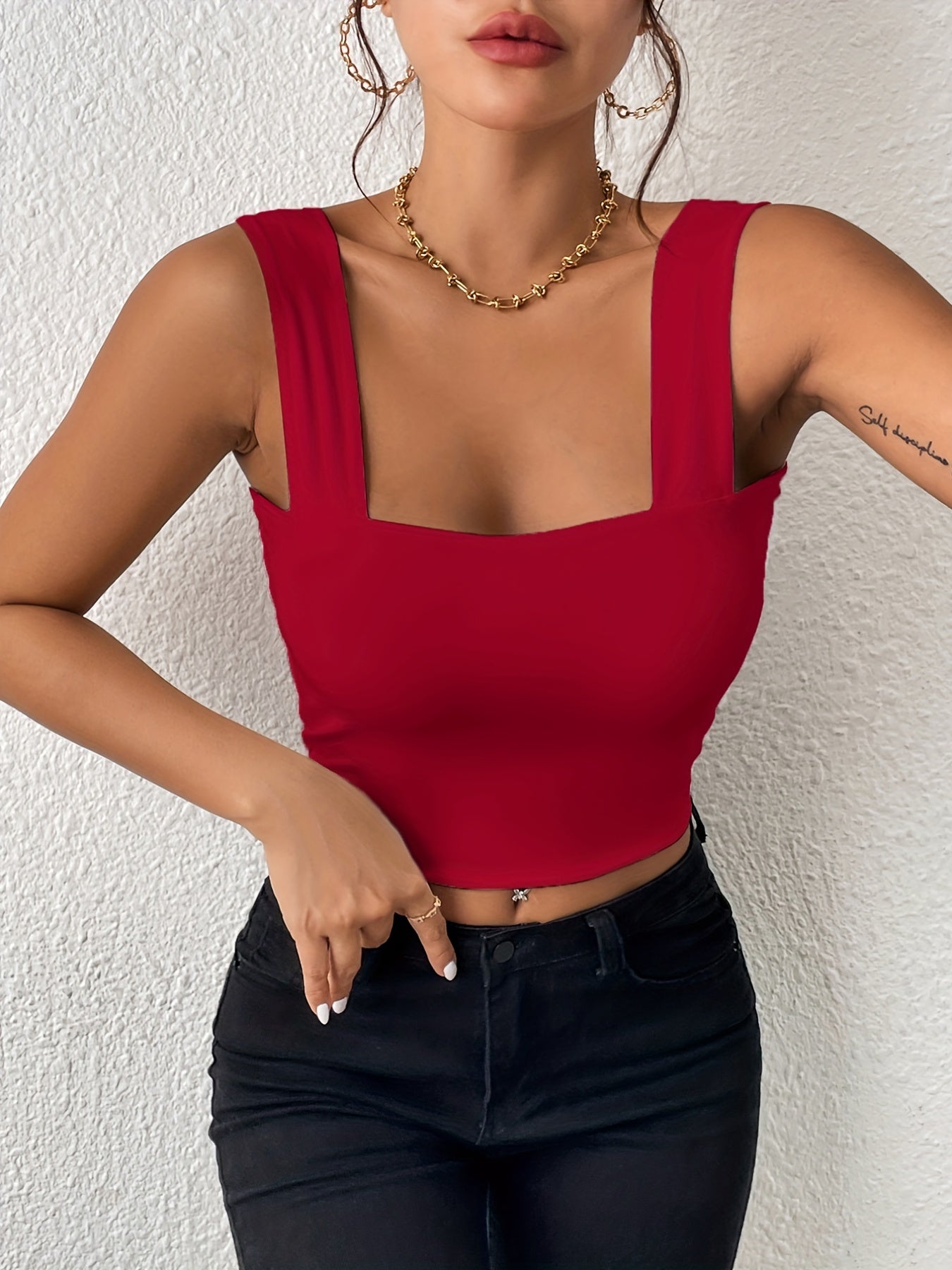 European And American Sexy Chest-Revealing Waist-Cinching Camisole NovaCart