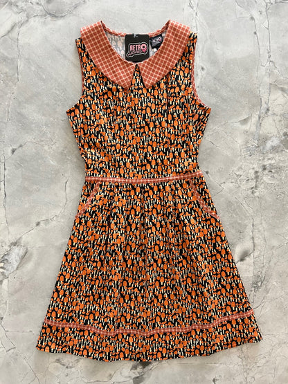 Mushroom Collared Dress Retrolicious