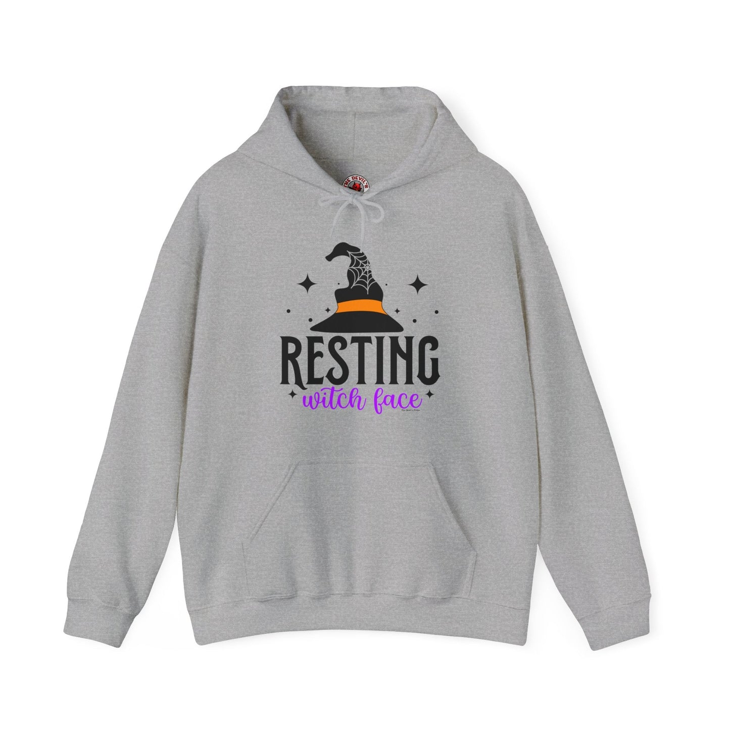 Resting Witch Face Hooded Sweatshirt The Devil's Pickle