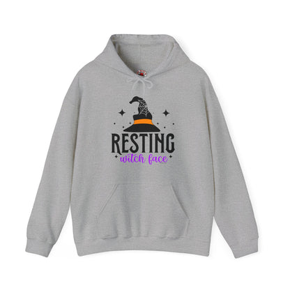 Resting Witch Face Hooded Sweatshirt The Devil's Pickle