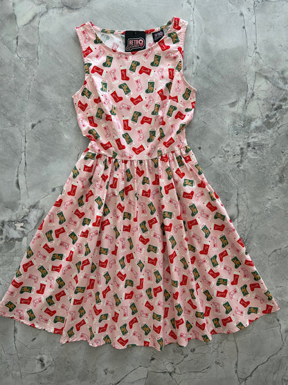 Stockings Vintage Dress - Medium only Retrolicious