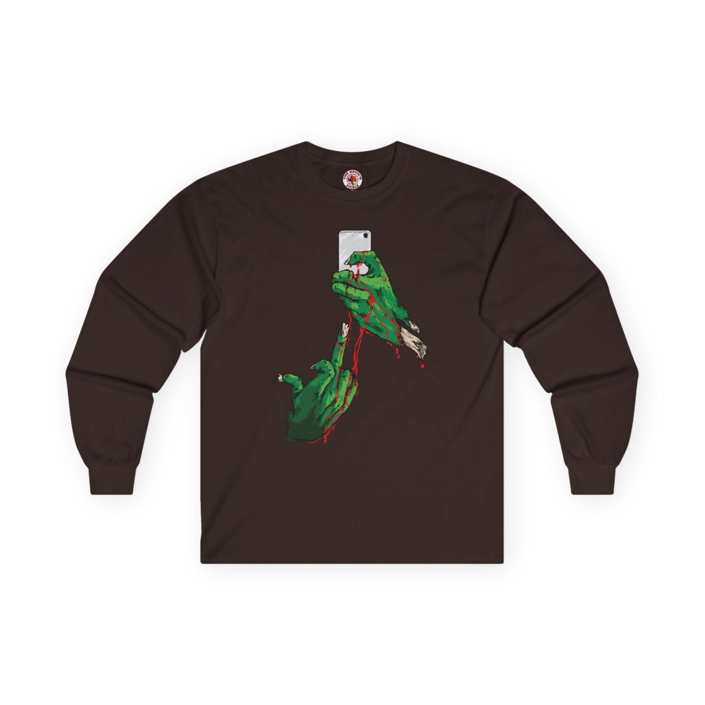 Selfie Monster Long Sleeve Tee The Devil's Pickle