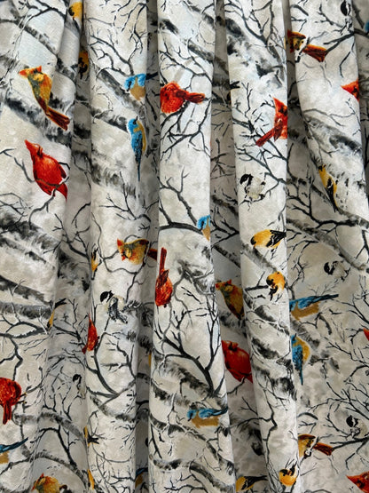Birds on Birch Trees Doris Skirt Retrolicious