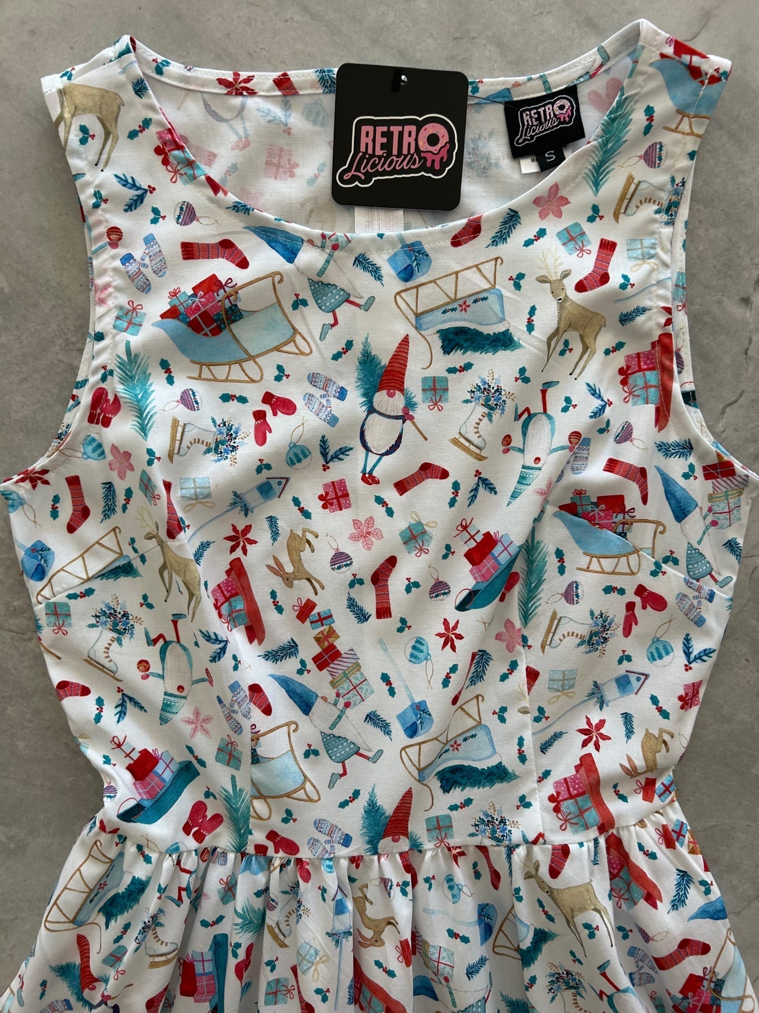 Winter Cheer Vintage Dress Retrolicious