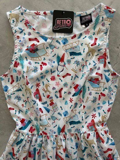 Winter Cheer Vintage Dress Retrolicious