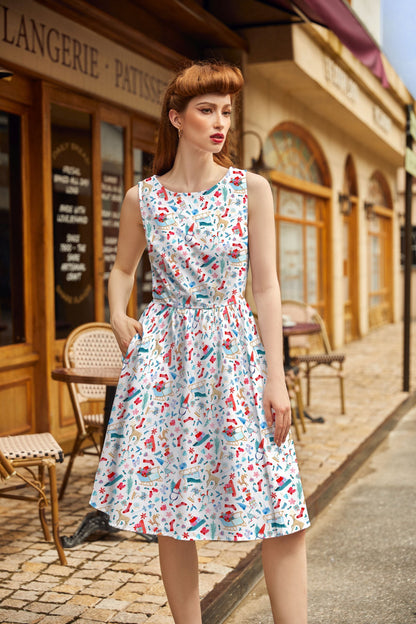 Winter Cheer Vintage Dress Retrolicious