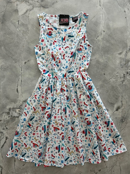 Winter Cheer Vintage Dress Retrolicious