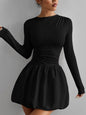 Women's Solid Color Stretch Casual Dress FitiqueFit