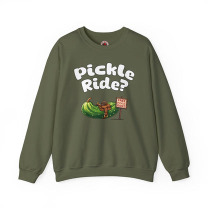 Pickle Ride Crewneck Sweatshirt The Devil's Pickle