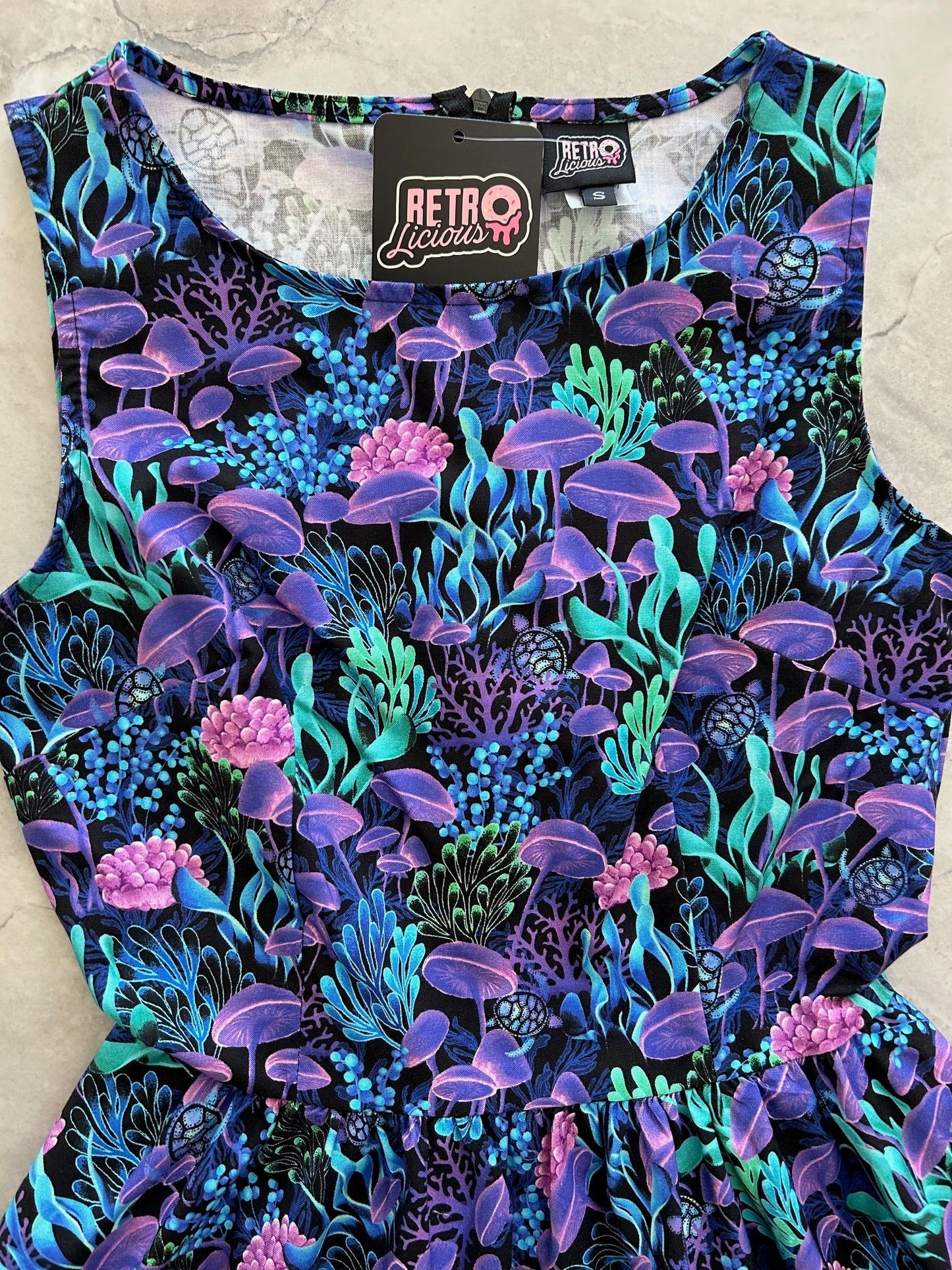 Sea Vintage Dress Retrolicious