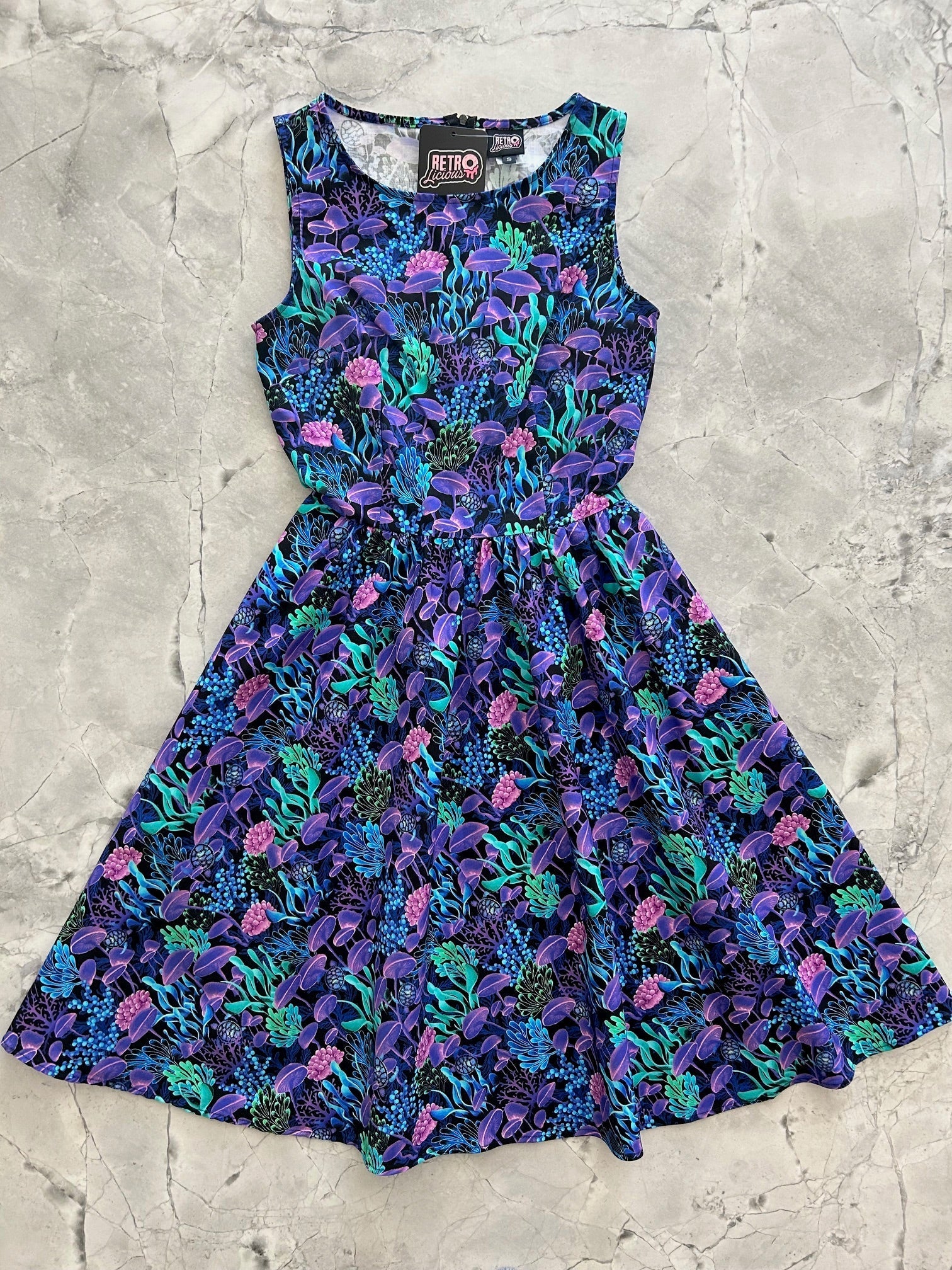 Sea Vintage Dress Retrolicious