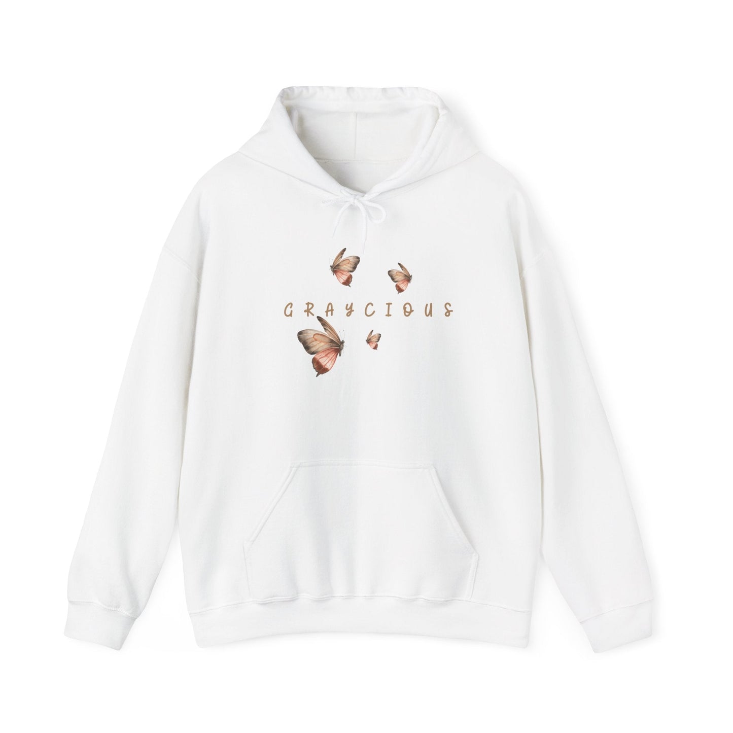 Butterfly Graphic Unisex Hoodie, Cozy Sweatshirt for Nature Lovers, Perfect Gift for Her, Birthday, Casual Wear, Spring Fashion Grayceful LLC