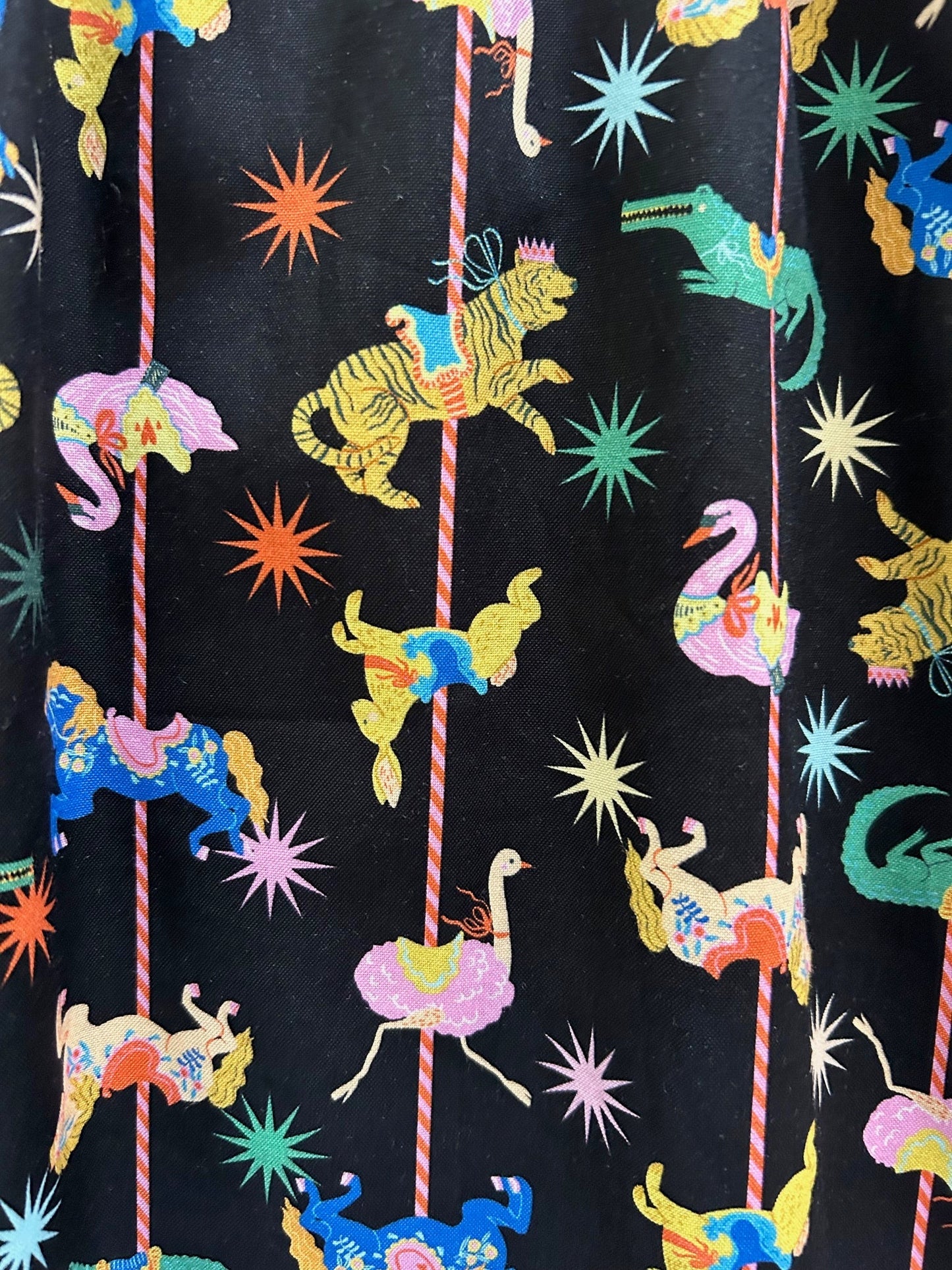 Carousel Shorter Fit & Flare Dress - 3X only, 1 left! Retrolicious