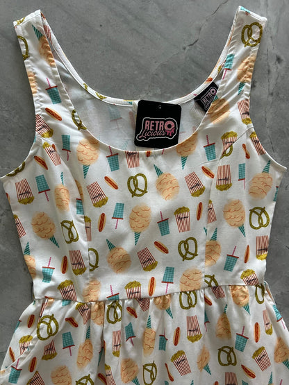 Snacks Shorter Length Fit & Flare Dress Retrolicious