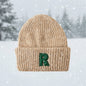 Loose Big-Head Woolen Cap with Letter Design — Oversize Winter Wool Hat FitiqueFit